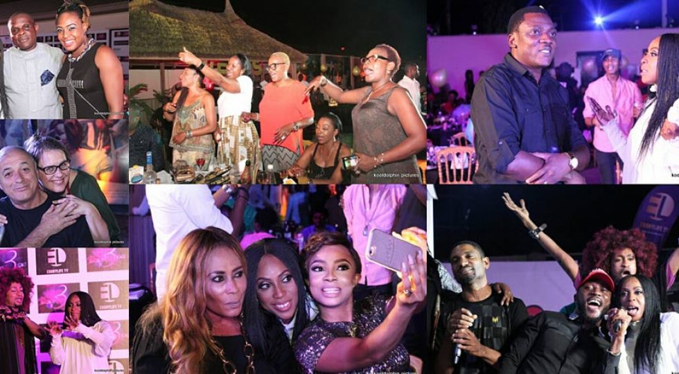 EbonyLife TV celebrates with staff, channel talent, friends and family as the channel turns 3