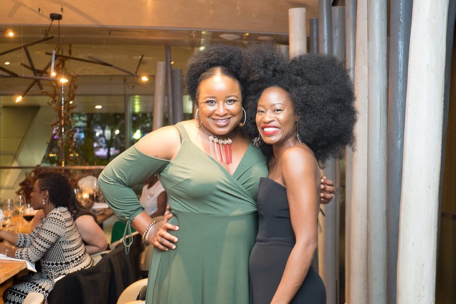 Priscilla Nwanah and Guest at Mo Abudu's birthday dinner