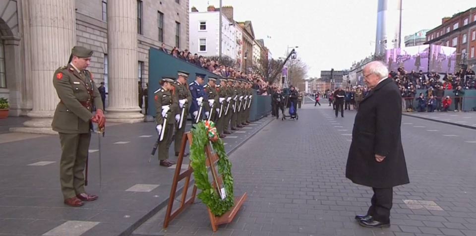 Ireland marks centenary of uprising that led to independence